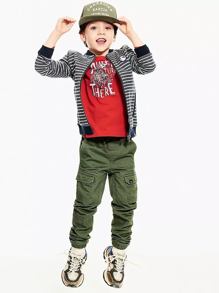 GARCIA | Jungen Langarmshirt  | rot