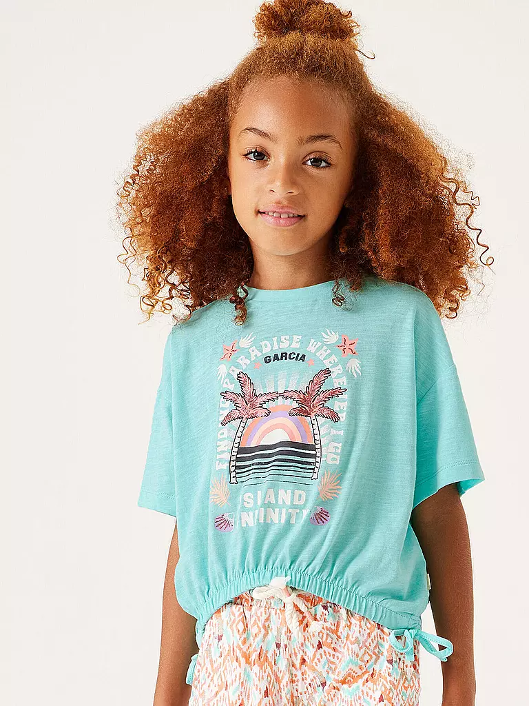 GARCIA | Mädchen T-Shirt | türkis