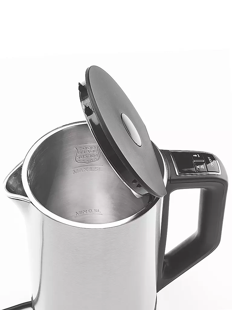 GASTROBACK | Design Wasserkocher Cool Touch 1,5l 42436 | silber