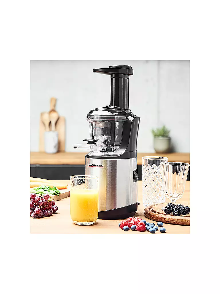 GASTROBACK | Entsafter Slow Juicer 40145 | silber