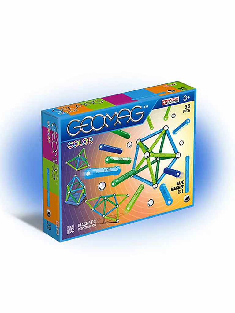 GEOMAG | Magnetspiel "Confetti" 35-tlg. | transparent