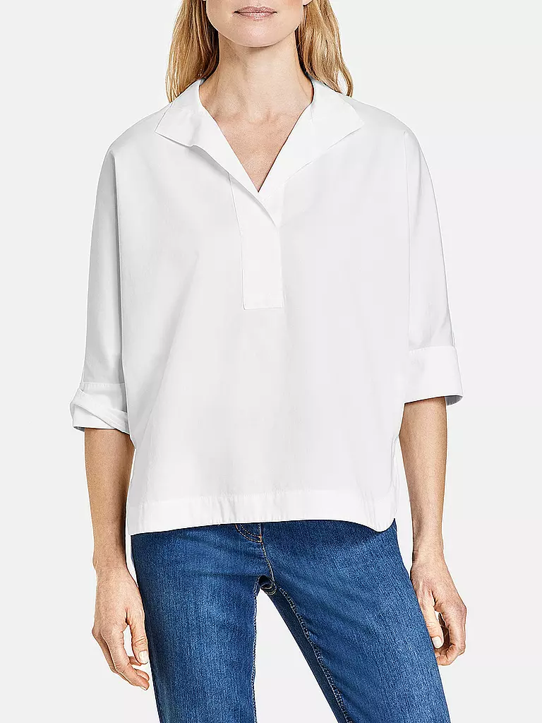 GERRY WEBER | Bluse Casual Fit | weiß
