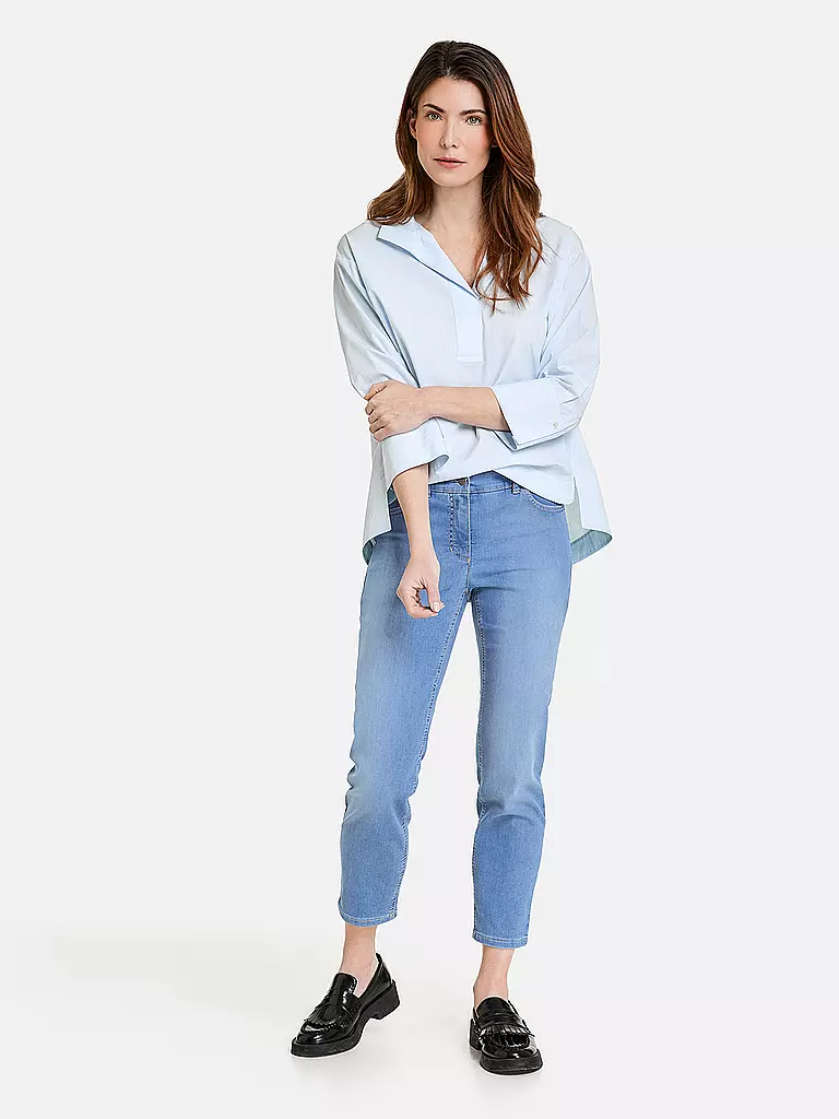 GERRY WEBER | Jeans Slim Fit 7/8 | blau