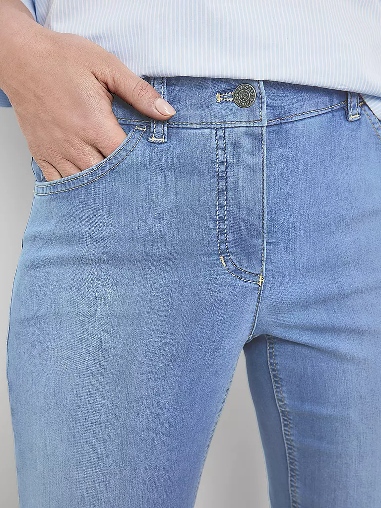 GERRY WEBER | Jeans Slim Fit 7/8 | blau