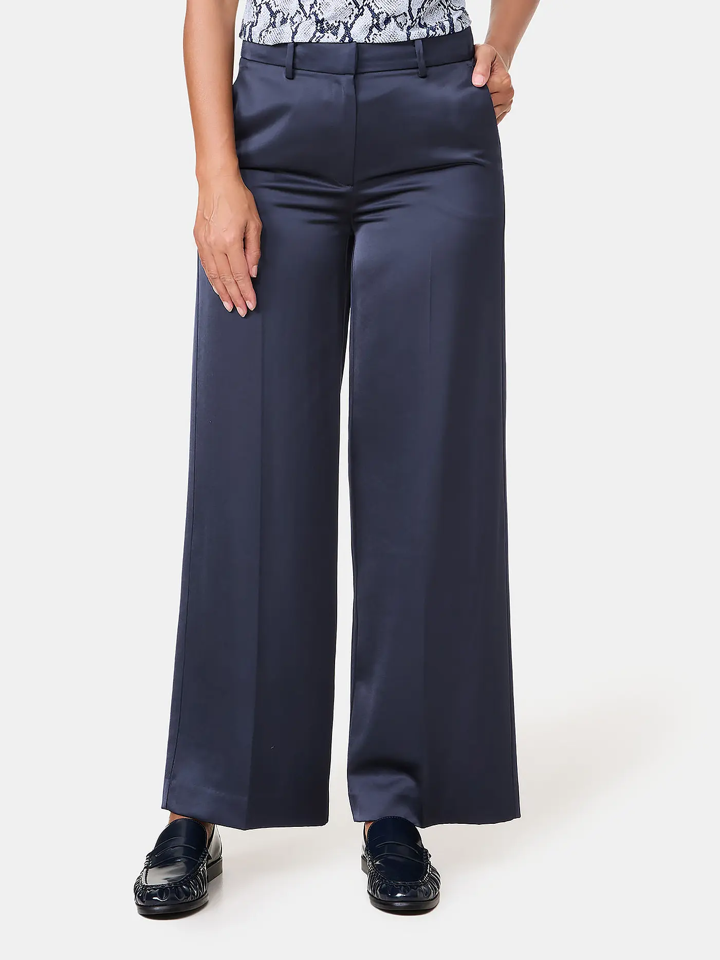 GERRY WEBER | Marlenehose  | dunkelblau