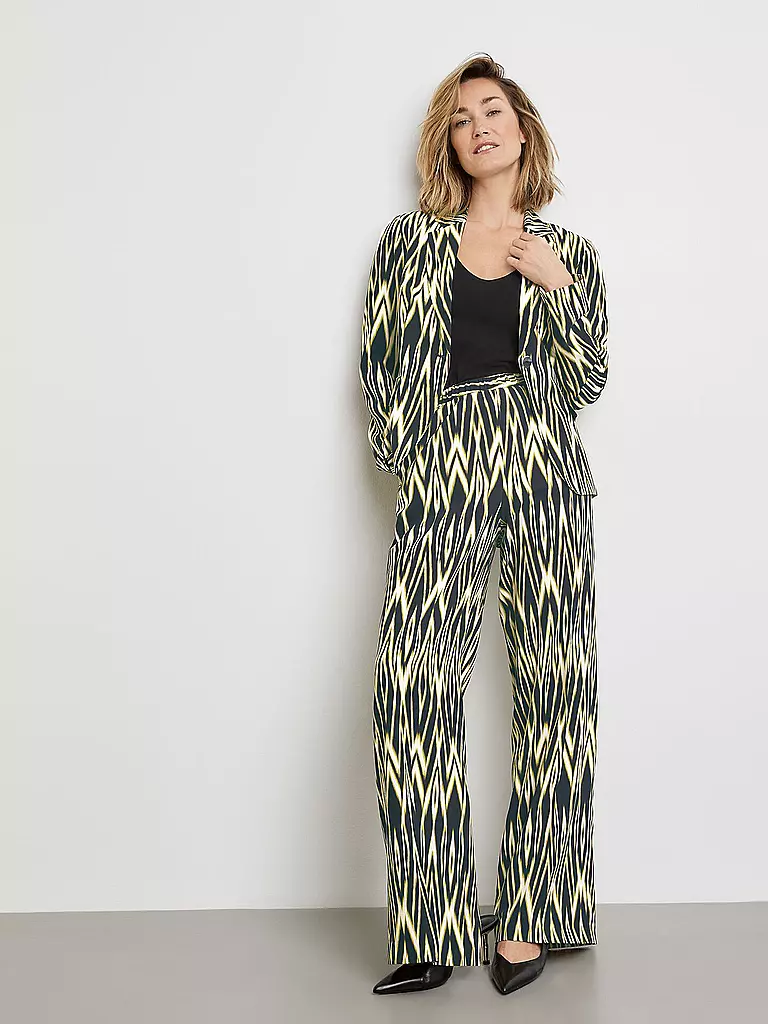 GERRY WEBER | Marlenehose | schwarz