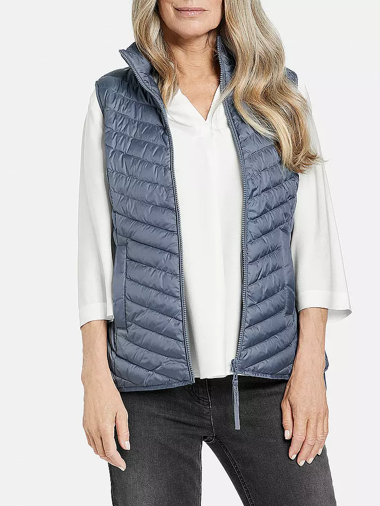 GERRY WEBER | Steppgilet | blau