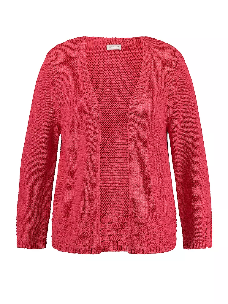 GERRY WEBER | Strickjacke | rot