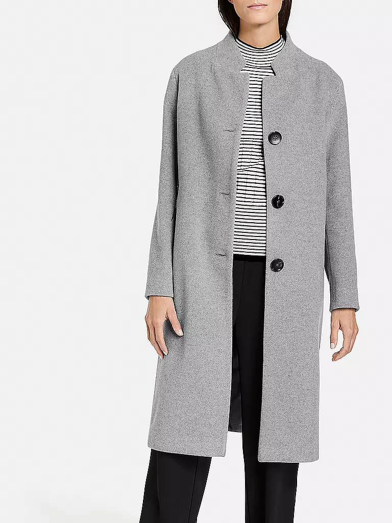 GERRY WEBER | Wollmantel | grau