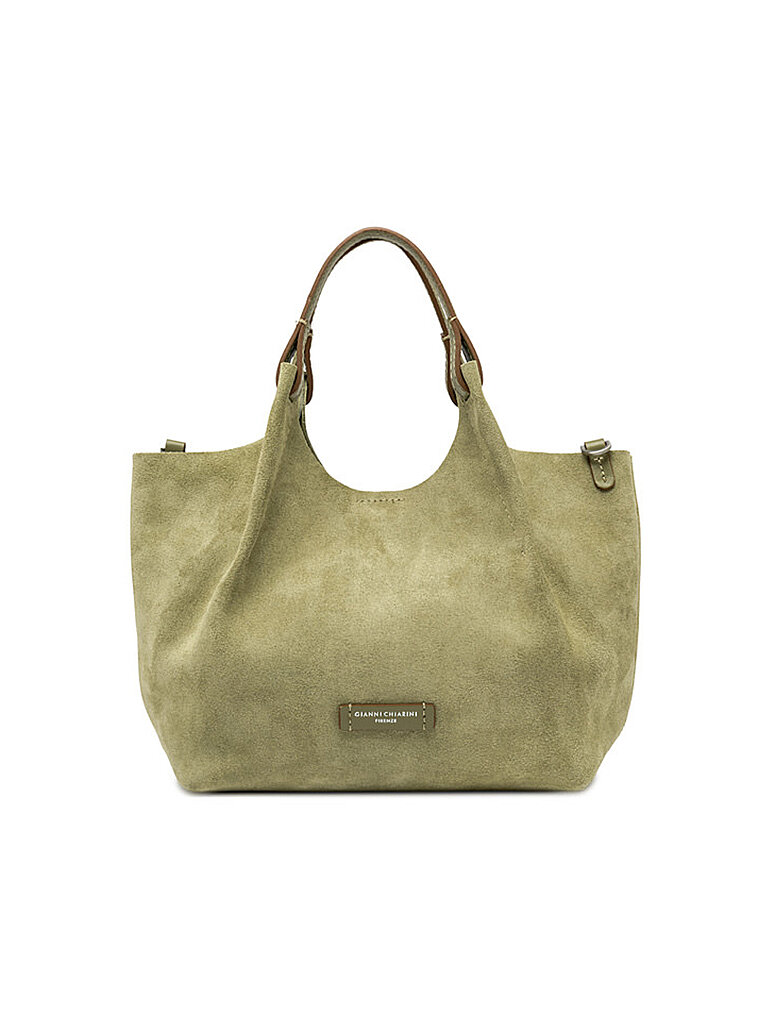 GIANNI CHIARINI Ledertasche - Hobo Bag DUA grün