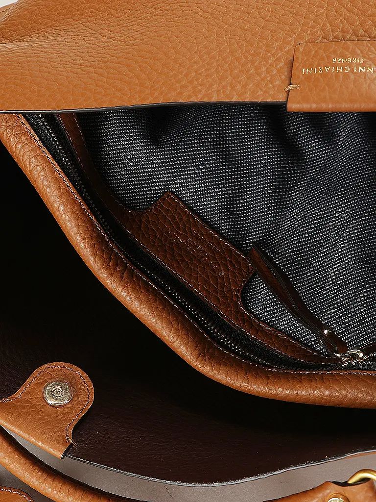 GIANNI CHIARINI | Ledertasche - Hobo Bag ARETHA | camel