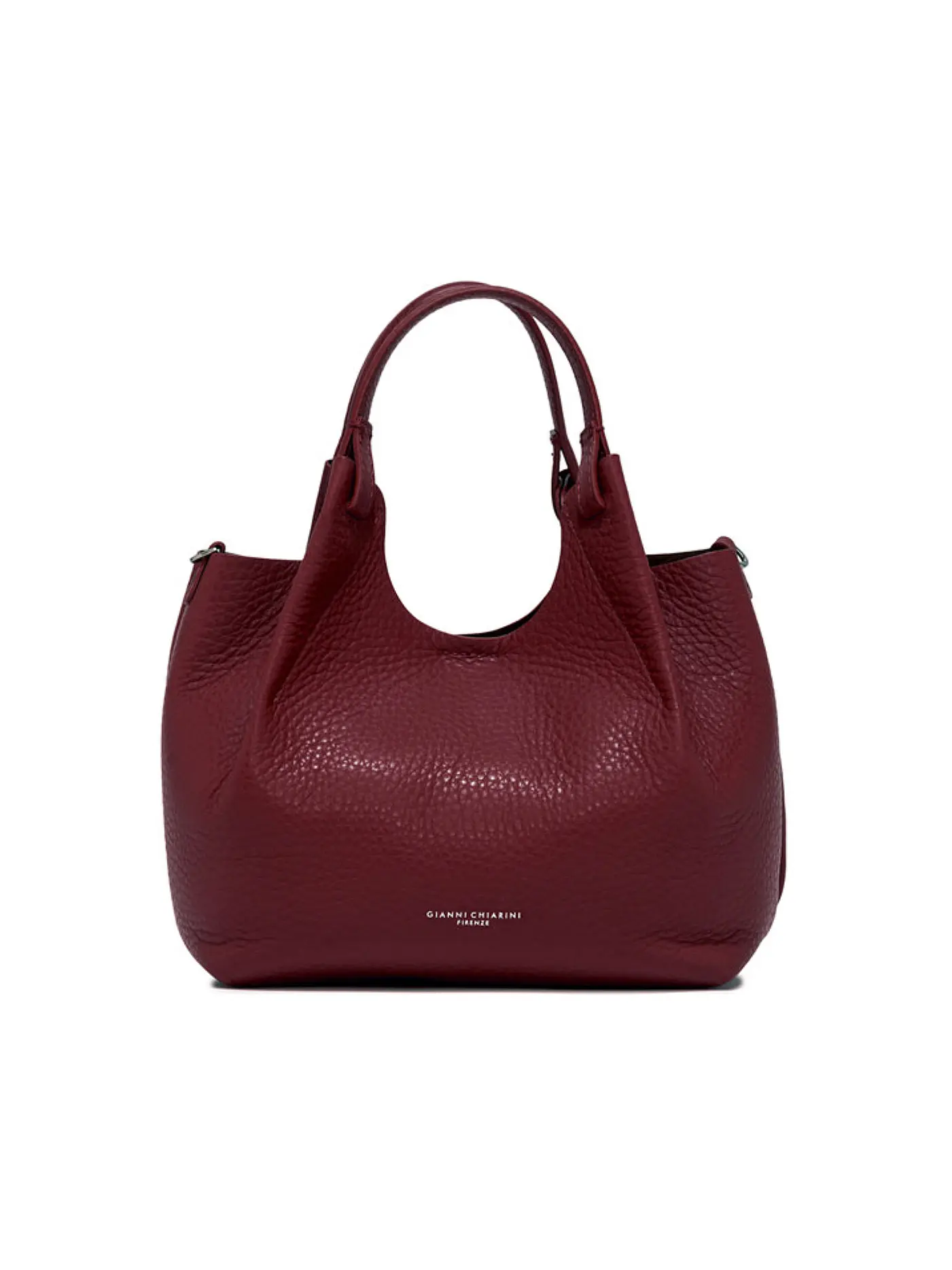 GIANNI CHIARINI | Ledertasche - Hobo Bag DUA  | dunkelrot