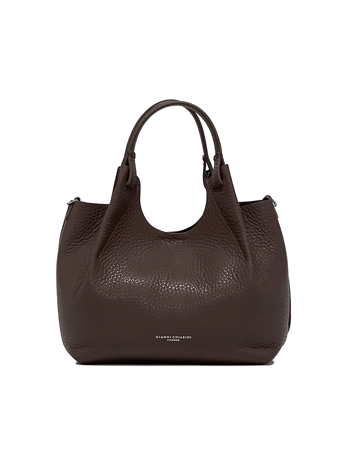 GIANNI CHIARINI | Ledertasche - Hobo Bag DUA  | braun