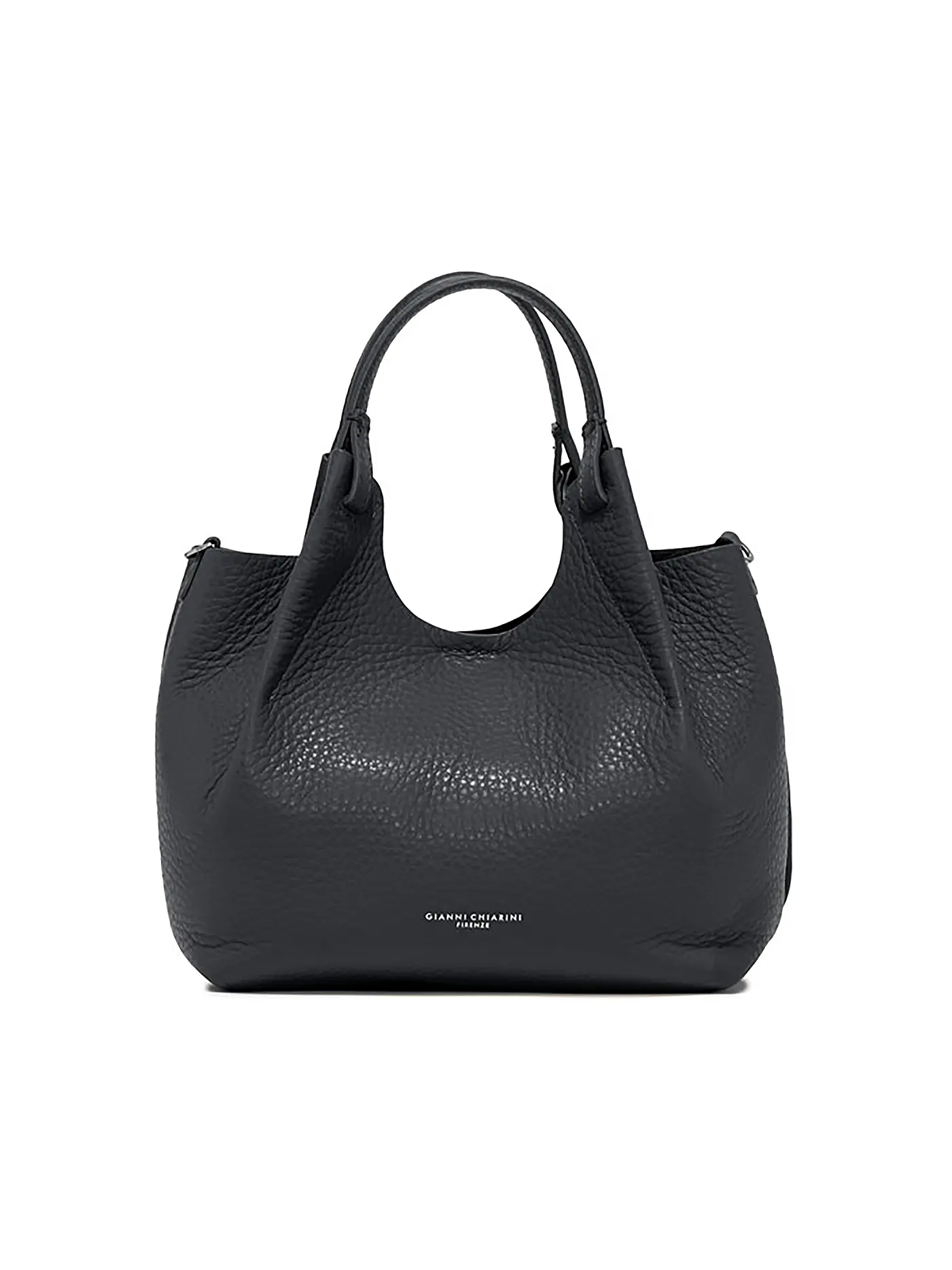 GIANNI CHIARINI | Ledertasche - Hobo Bag DUA  | grau