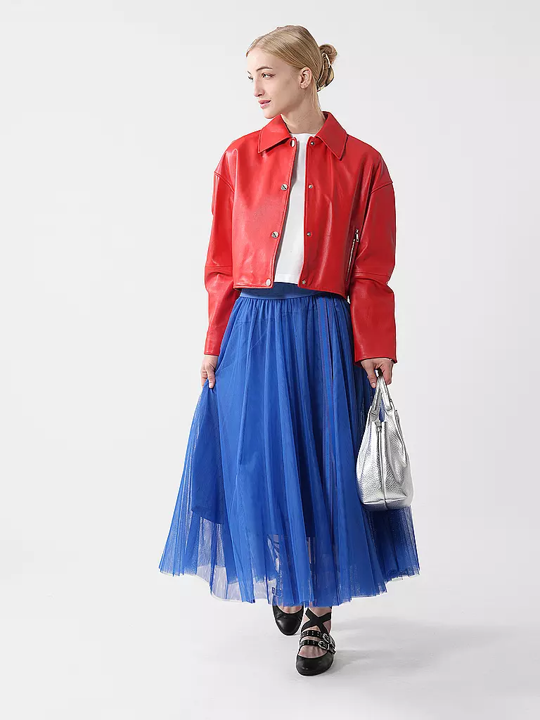 GIANNI CHIARINI | Ledertasche - Hobo Bag DUA  | silber