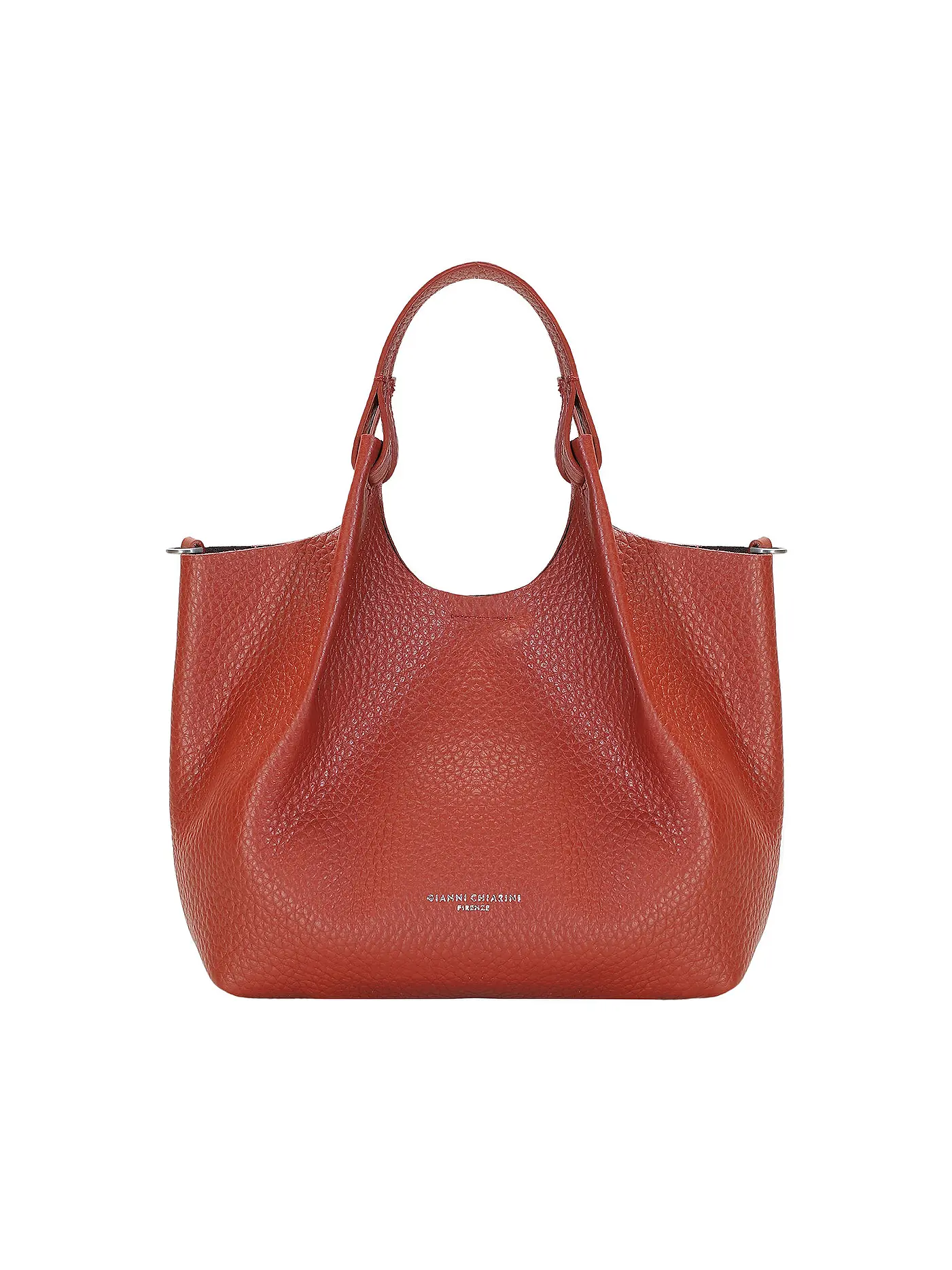 GIANNI CHIARINI | Ledertasche - Hobo Bag DUA  | dunkelrot