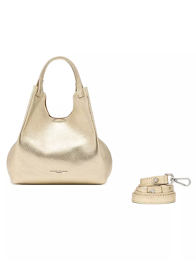 GIANNI CHIARINI | Ledertasche - Hobo Bag DUA  | gold