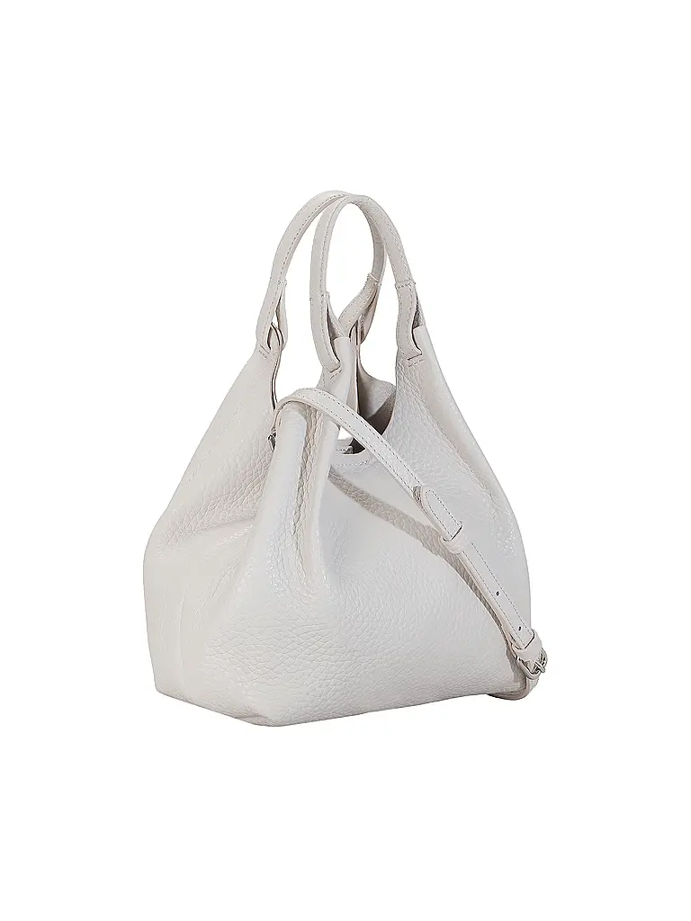 GIANNI CHIARINI | Ledertasche - Hobo Bag DUA  | Weiss