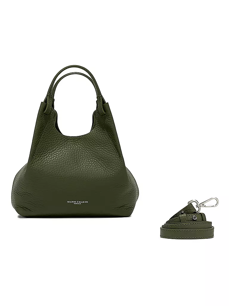 GIANNI CHIARINI | Ledertasche - Hobo Bag DUA  | olive