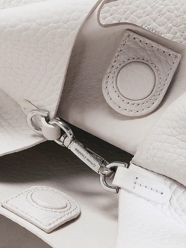 GIANNI CHIARINI | Ledertasche - Hobo Bag DUA  | Weiss