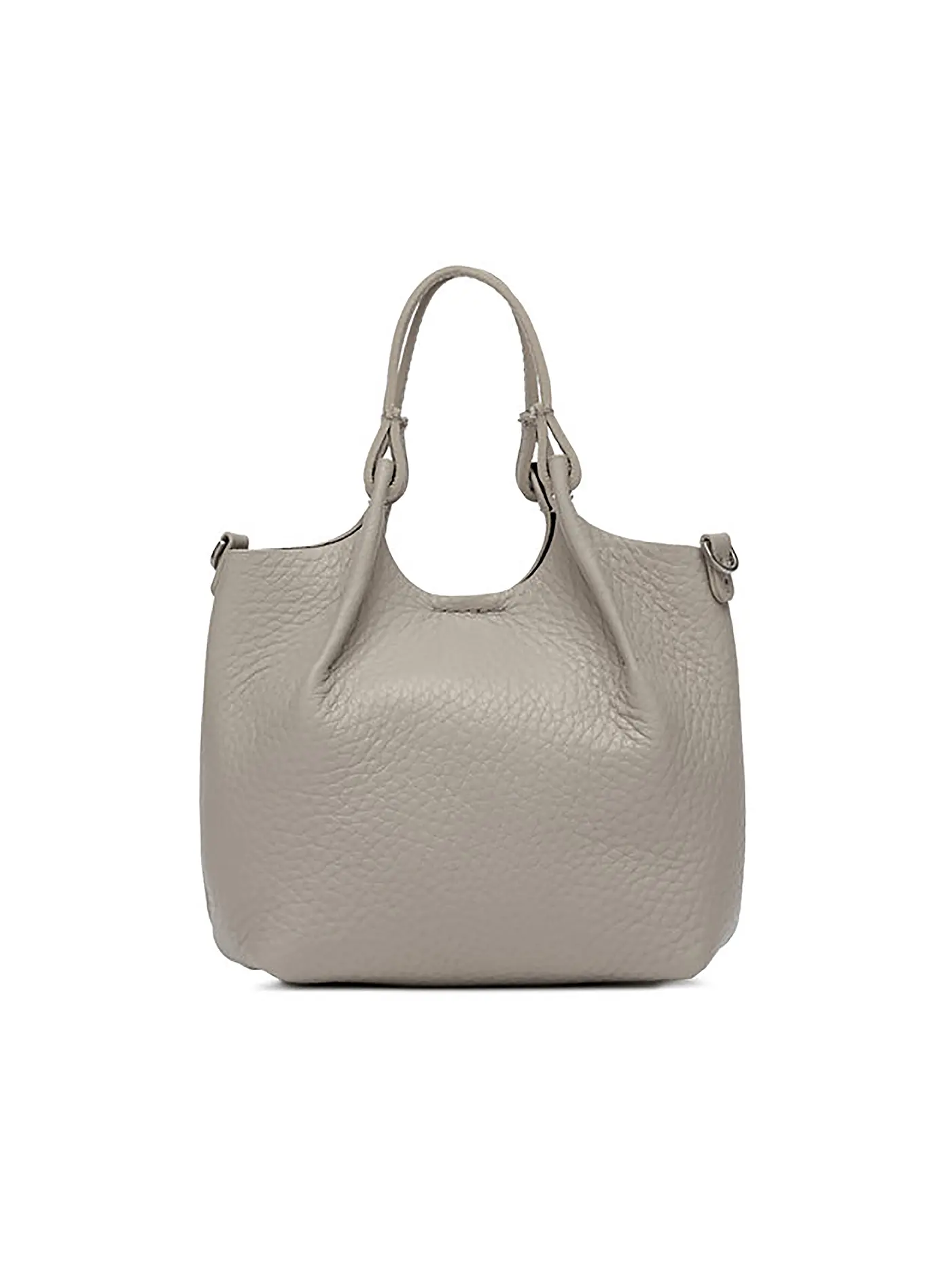 GIANNI CHIARINI | Ledertasche - Hobo Bag DUA Small | hellgrau