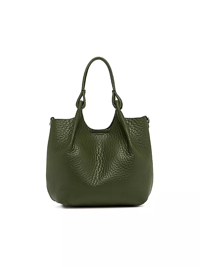 GIANNI CHIARINI | Ledertasche - Hobo Bag DUA Small | olive