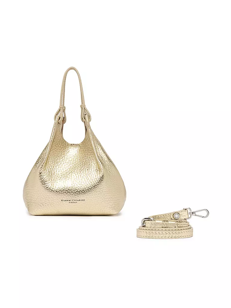 GIANNI CHIARINI | Ledertasche - Hobo Bag DUA Small | lila
