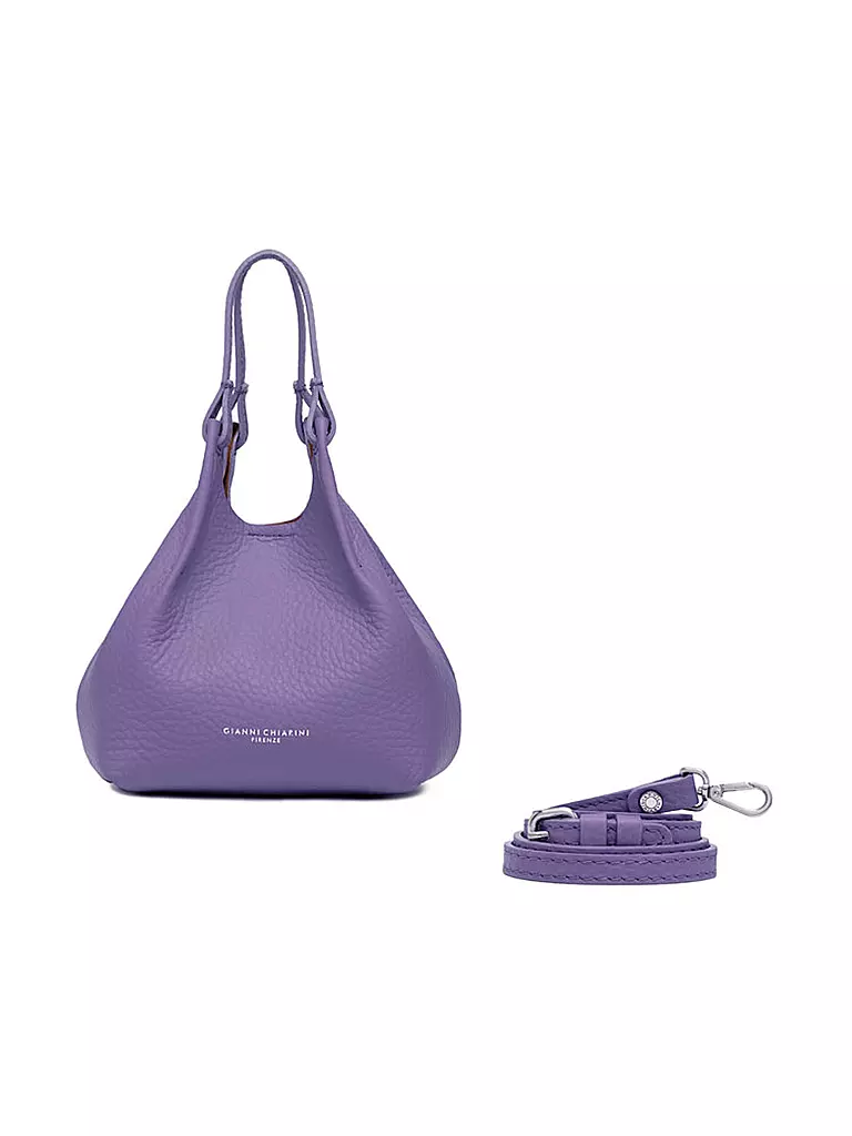 GIANNI CHIARINI | Ledertasche - Hobo Bag DUA Small | gold