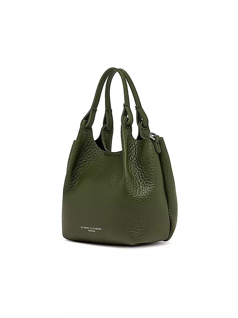 GIANNI CHIARINI | Ledertasche - Hobo Bag DUA Small | olive