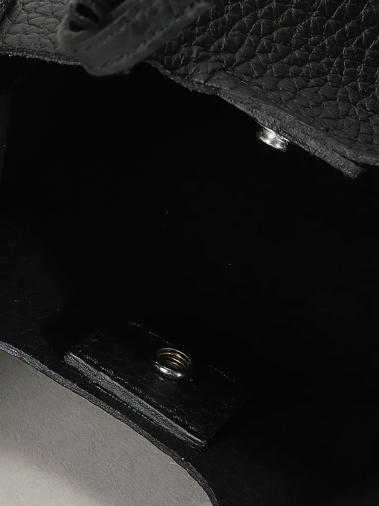 GIANNI CHIARINI | Ledertasche - Hobo Bag DUA Small | Schwarz