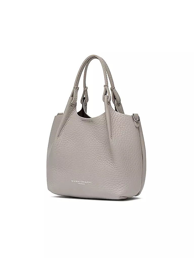 GIANNI CHIARINI | Ledertasche - Hobo Bag DUA Small | hellgrau