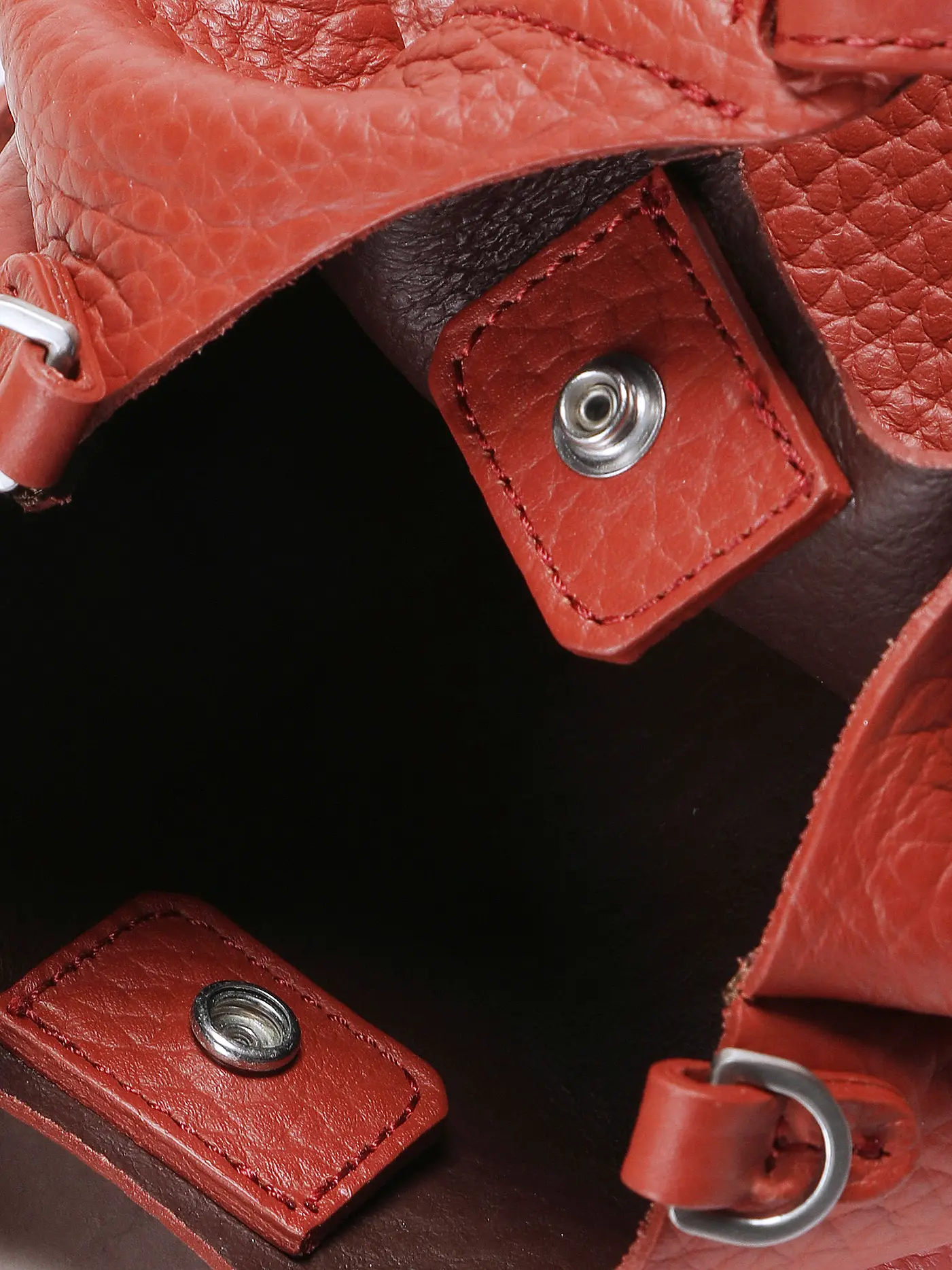 GIANNI CHIARINI | Ledertasche - Hobo Bag DUA Small | dunkelrot