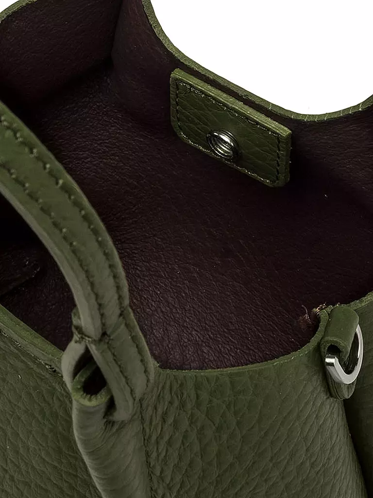 GIANNI CHIARINI | Ledertasche - Hobo Bag DUA Small | olive