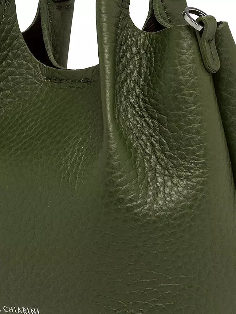 GIANNI CHIARINI | Ledertasche - Hobo Bag DUA Small | olive