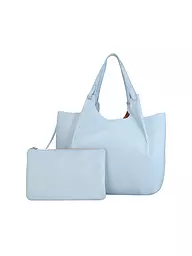 GIANNI CHIARINI | Ledertasche - Hobo Bag DUA | hellblau