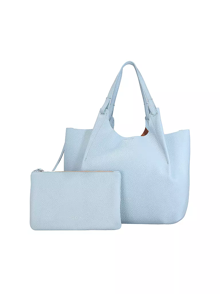 GIANNI CHIARINI | Ledertasche - Hobo Bag DUA | hellblau