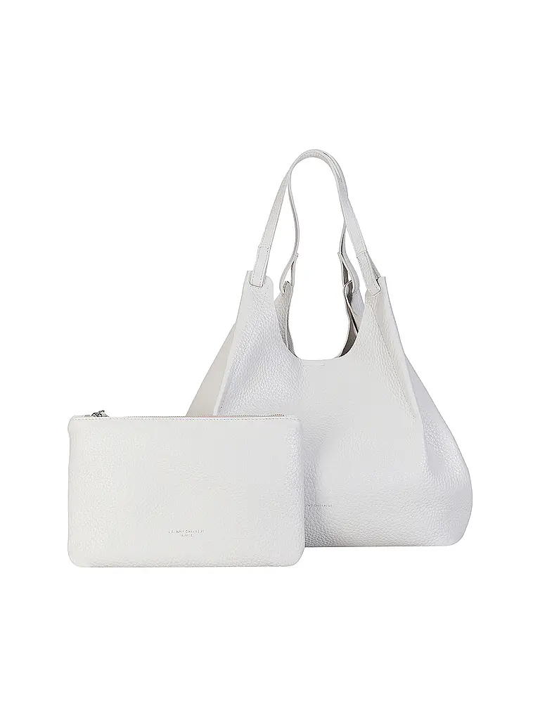 GIANNI CHIARINI | Ledertasche - Hobo Bag DUA | Weiss