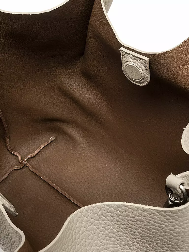 GIANNI CHIARINI | Ledertasche - Hobo Bag DUA | hellgrau