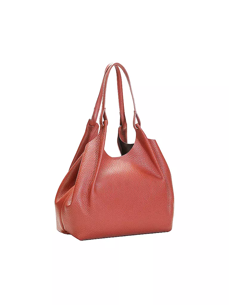 GIANNI CHIARINI | Ledertasche - Hobo Bag DUA | dunkelrot