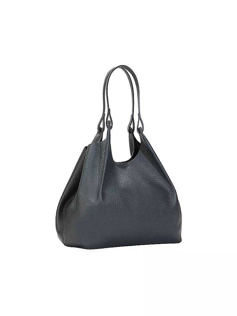 GIANNI CHIARINI | Ledertasche - Hobo Bag DUA | grau