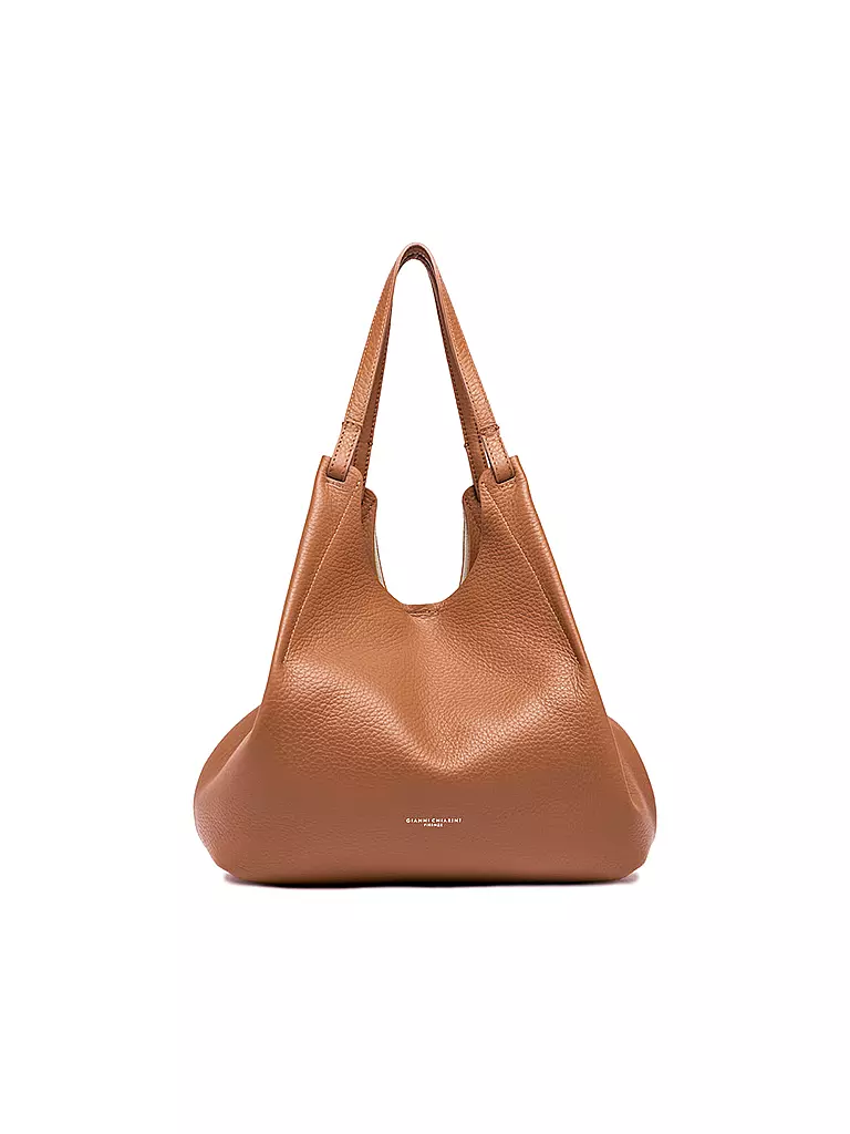 GIANNI CHIARINI | Ledertasche - Hobo Bag DUA | creme