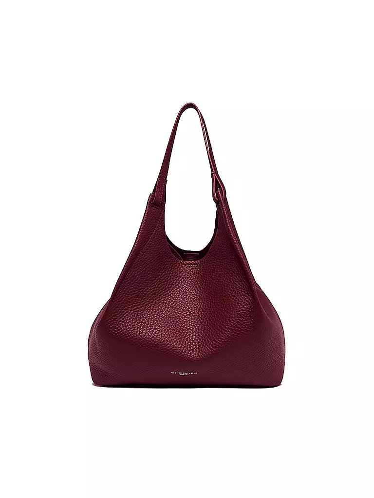 GIANNI CHIARINI | Ledertasche - Hobo Bag DUA | dunkelrot