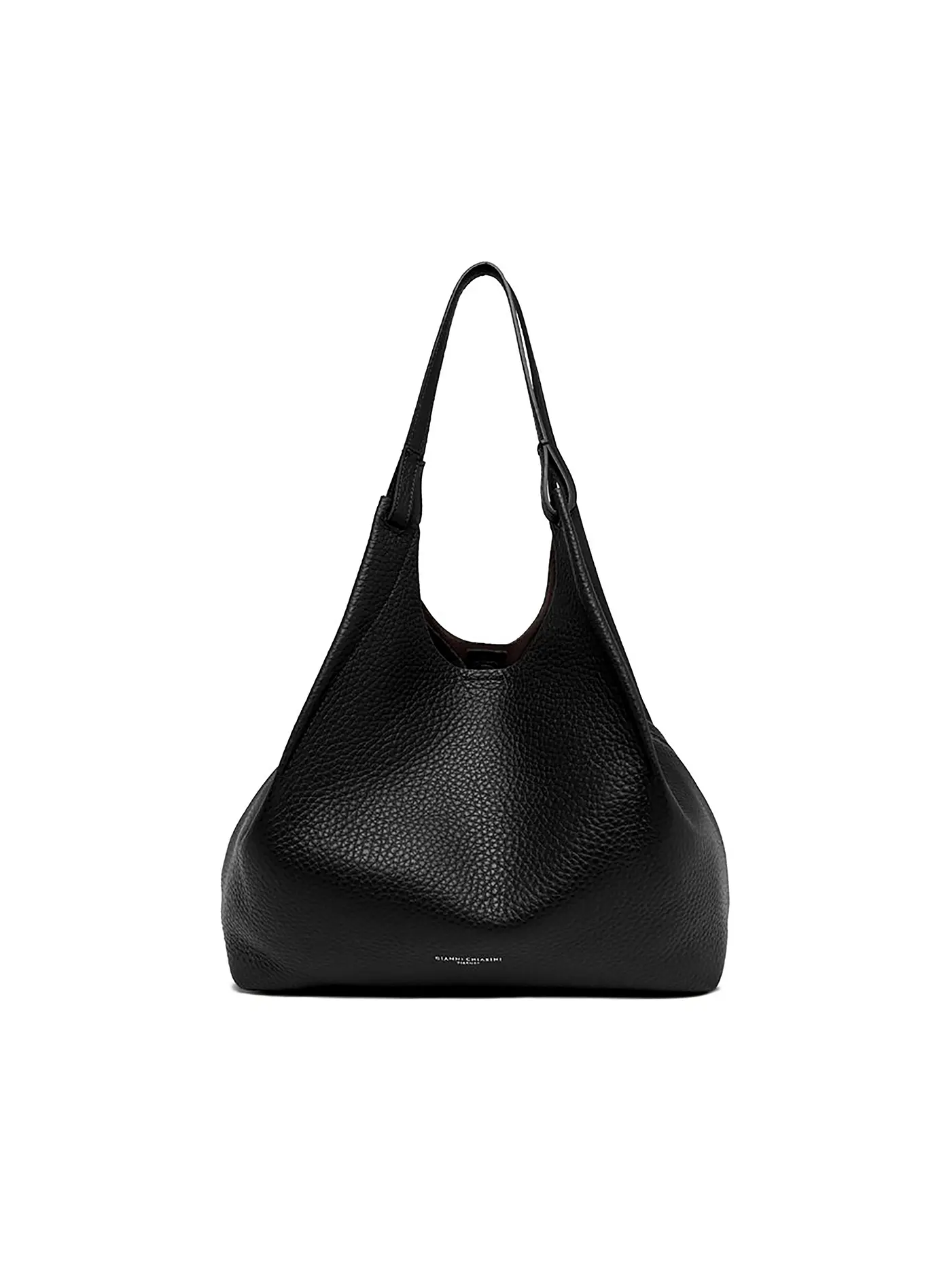 GIANNI CHIARINI | Ledertasche - Hobo Bag DUA | schwarz