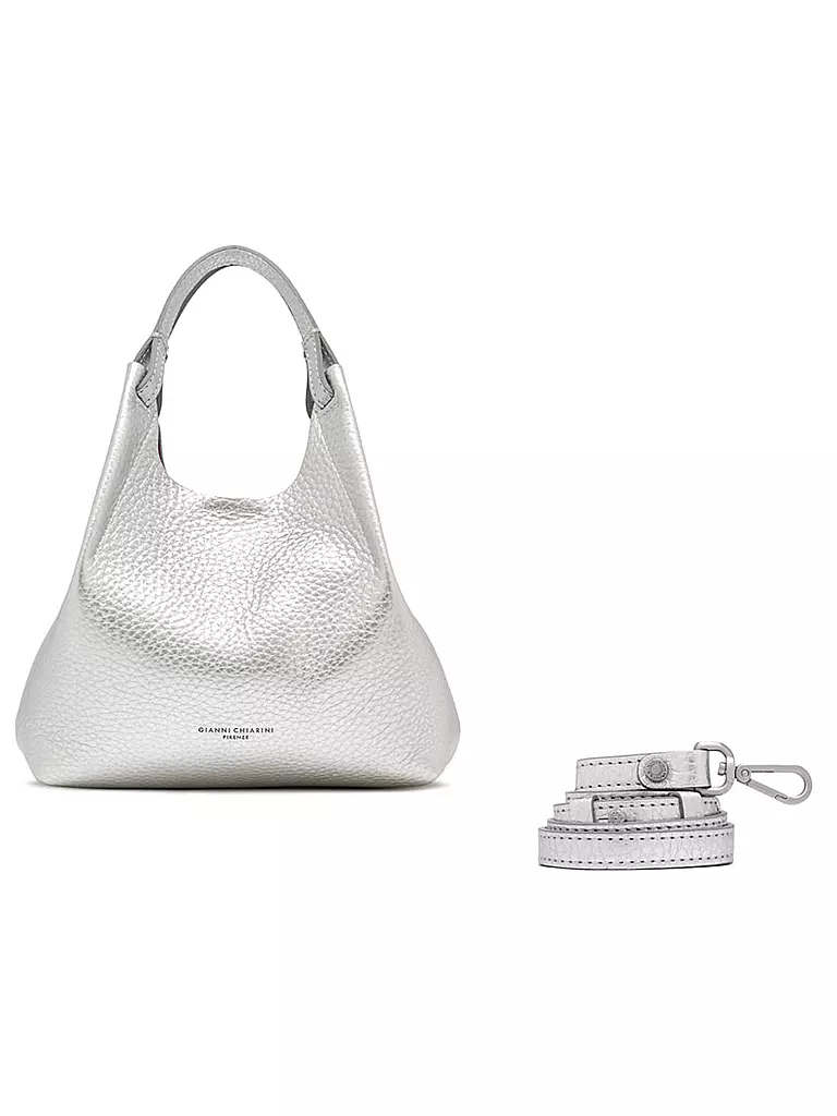 GIANNI CHIARINI | Ledertasche - Hobo Bag DUA | hellblau