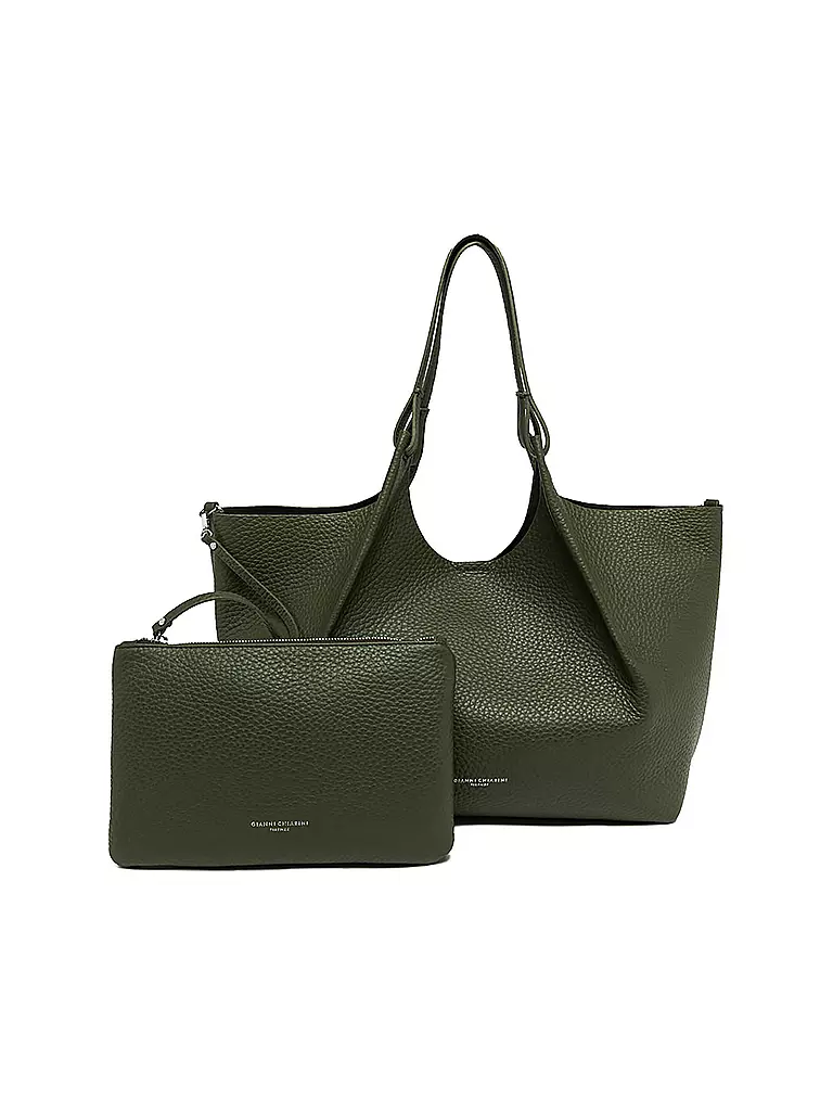 GIANNI CHIARINI | Ledertasche - Hobo Bag DUA | hellblau