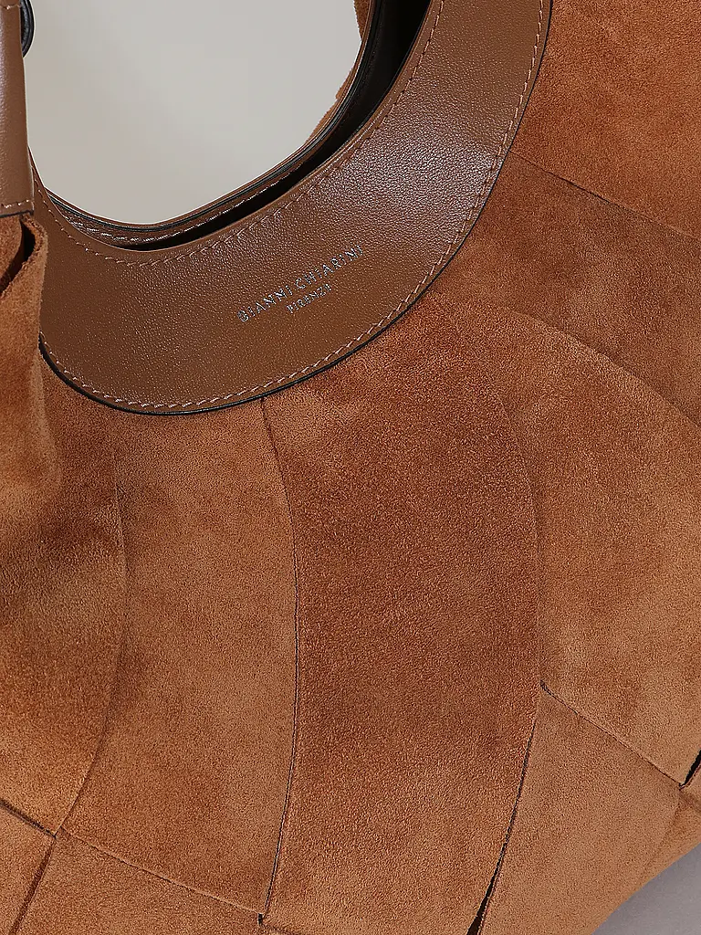GIANNI CHIARINI | Ledertasche - Hobo Bag DUA | Camel