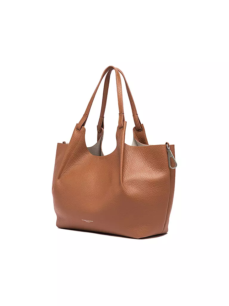 GIANNI CHIARINI | Ledertasche - Hobo Bag DUA | creme