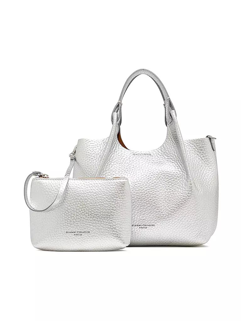 GIANNI CHIARINI | Ledertasche - Hobo Bag DUA | hellblau