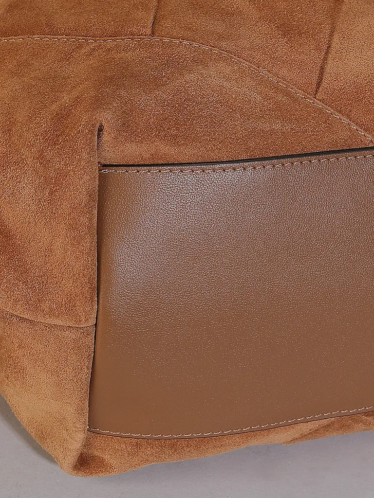 GIANNI CHIARINI | Ledertasche - Hobo Bag DUA | Camel