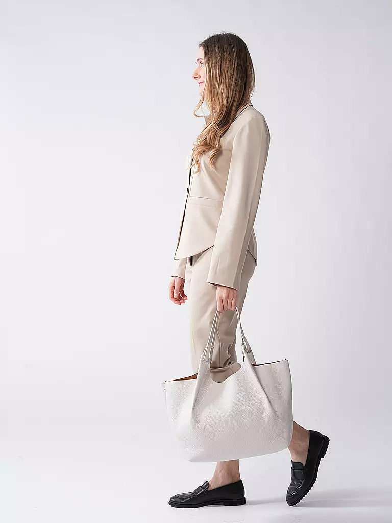 GIANNI CHIARINI | Ledertasche - Hobo DUA  | weiss